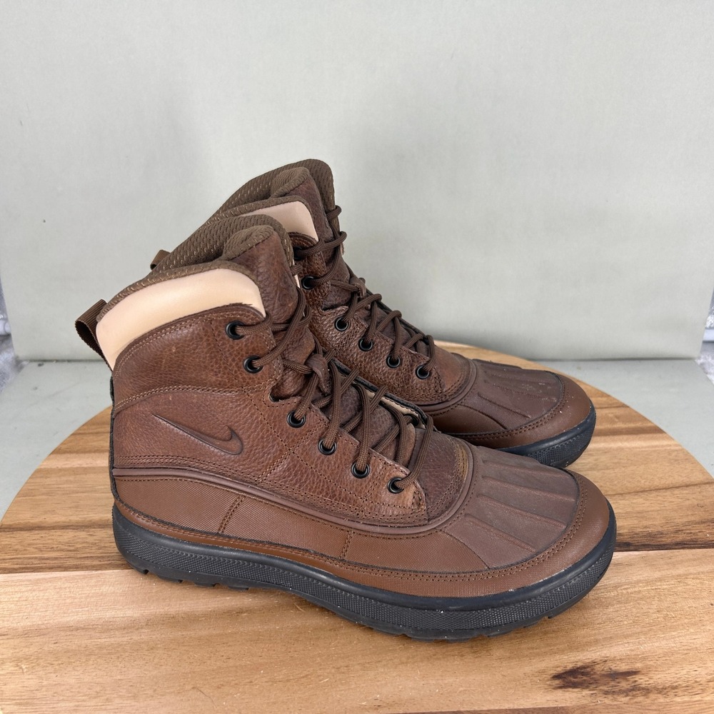 Nike ACG Woodside 2 High Mens 7.5 Womens 9 Brown Leather Duck Boots FQ8726-259